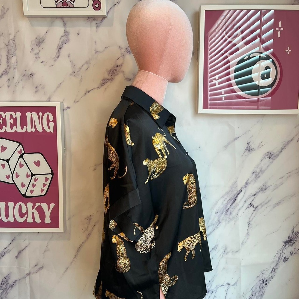 leopard blouse - Picture 3 of 4